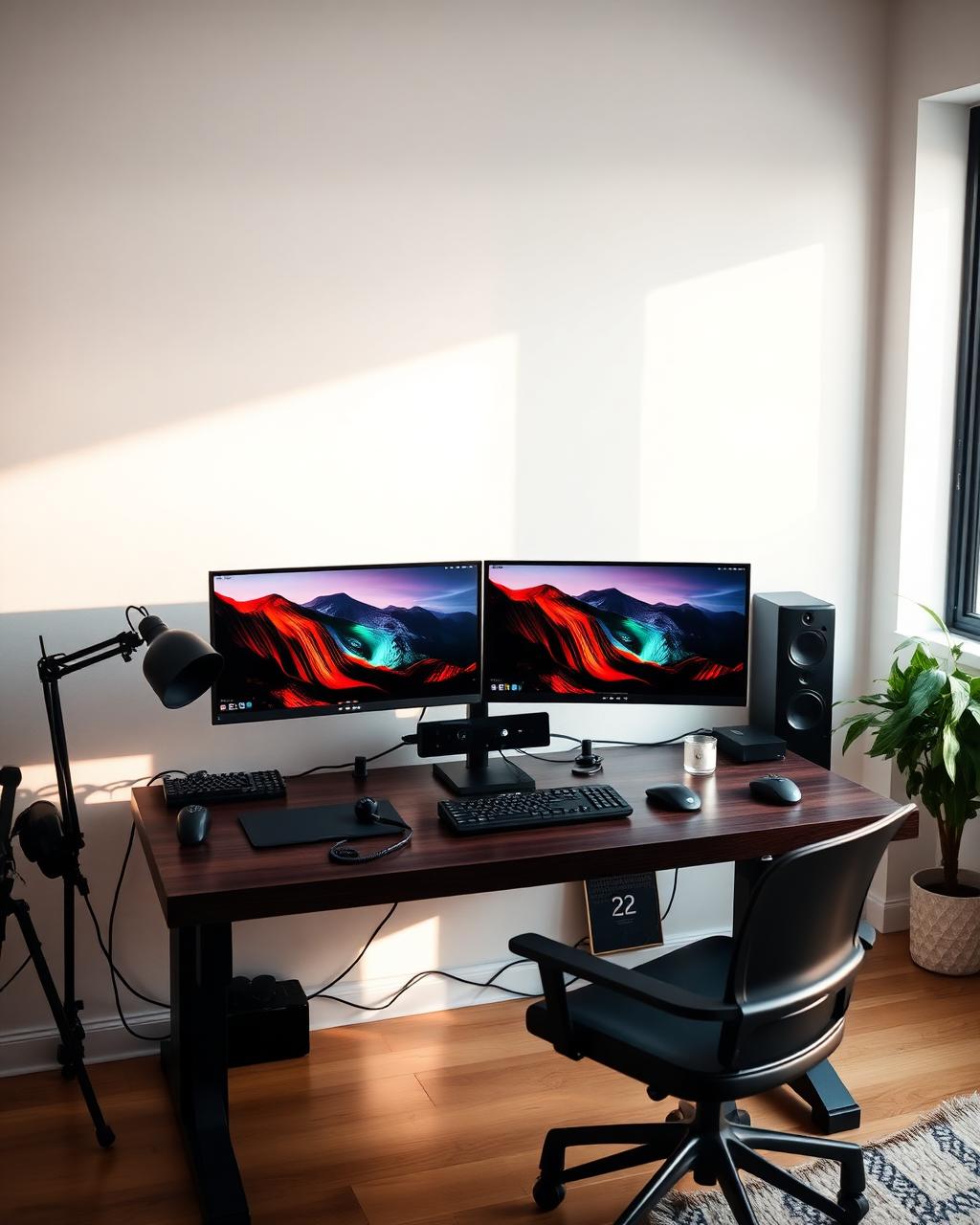 Claw grip gaming mouse setup — symmetric low-profile